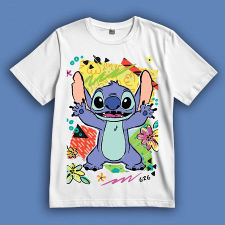 Футболка Лило и Стич. Злобный и милый инопланетянин