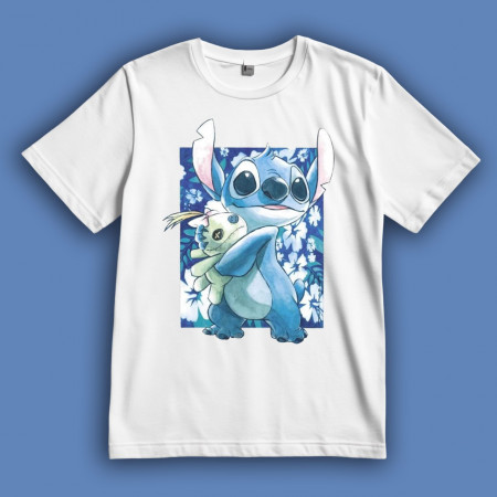 Футболка Милашка Стич с любимой игрушкой