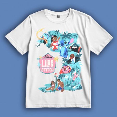 Футболка Лило и Стич. «Охана» — значит семья 