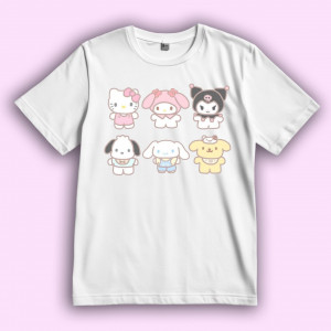 Футболка персонажи Sanrio