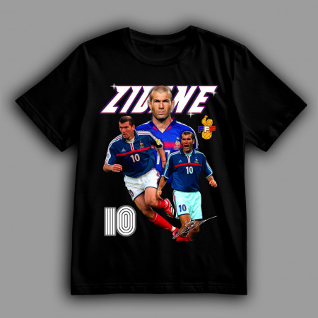 Футболка Зинедин Зидан. Легендарный полузащитник 
