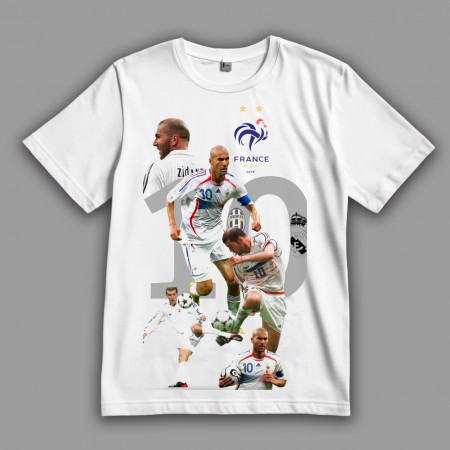 Футболка Зинедин Зидан. Вся жизнь как чемпионат