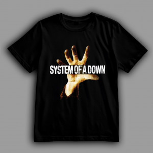 Футболка з обкладинкою дебютного однойменного альбому System of a Down