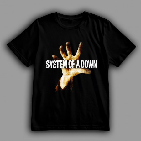 Футболка з обкладинкою дебютного однойменного альбому System of a Down