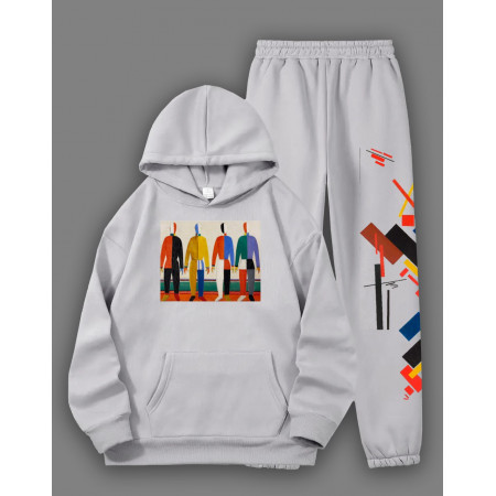 Спортивний костюм з принтом "Спортсмени" Казимира Малевича