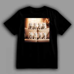 Футболка з милими англійськими кошенятами