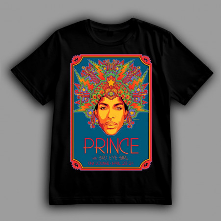 Футболка Постер до виступу Prince та гурту 3RDEYEGIRL