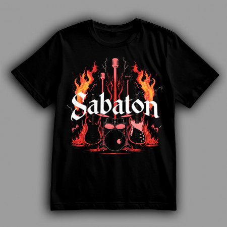Футболка хеви-пауэр-метал-группа Sabaton