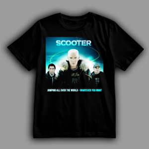 Футболка Scooter "Jumping All Over the World — Whatever You Want"