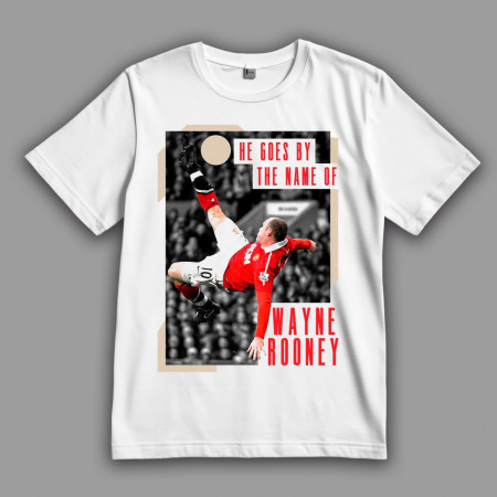 Футболка He goes by the name of Wayne Rooney