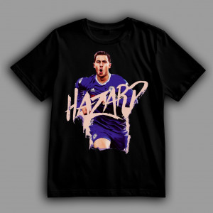 Футболка Эден Азар. Синий бриллиант