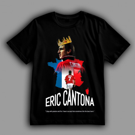 Футболка Эрик Кантона. Король, а не игрок