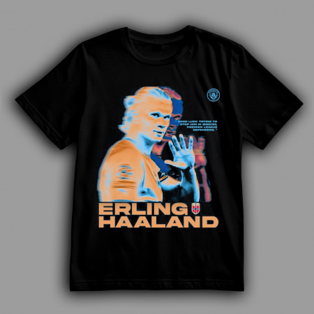 Футболка Эрлинг Холанн. Человек-торнадо