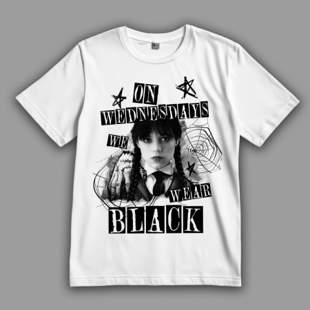 Футболка On Wednesdays We Wear Black