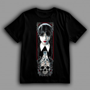 Футболка Уенсдей Аддамс і Річ