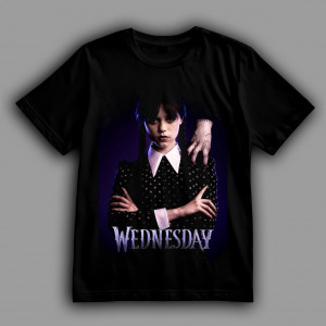 Футболка Дженна Ортега в ролі Уенздей Аддамс