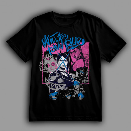 Футболка Arcane: League of Legends. Paint the Town Blue