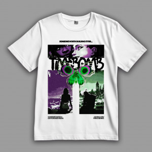 Футболка Аркейн. Джинкс і Екко як "Мерехтіння" та "Гекстек"