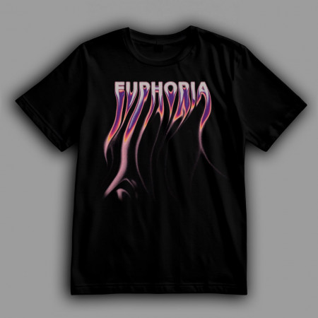 Футболка Euphoria. Розпливається лого