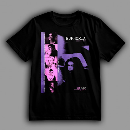 Футболка Euphoria. Постер серіалу від НВО