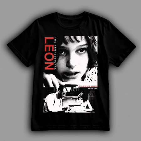 Футболка постер культового фильма Люка Бессона Léon: The Professional