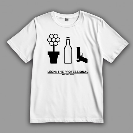 Футболка Léon: The Professional. Ключевые элементы сюжета 