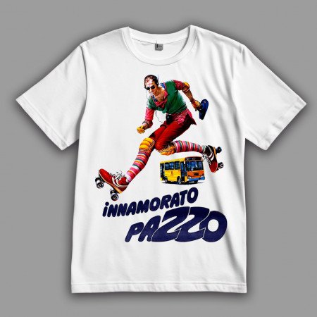 Футболка Шалено закоханий. Барнаба Чикіні на роликових ковзанах