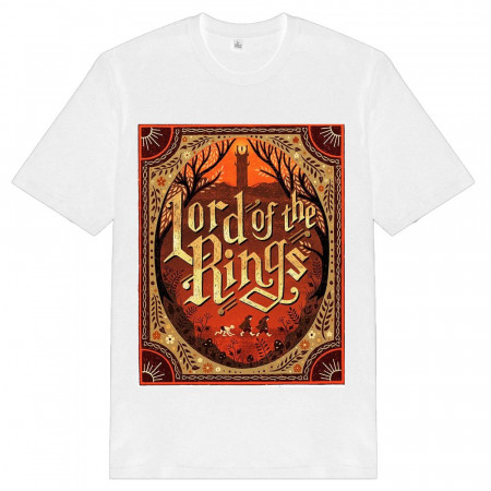 Футболка Обложка книги "Властелин колец "  Джона Рональда Руэла Толкина 