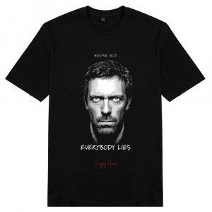 Футболка Доктор Хаус. Усі брешуть