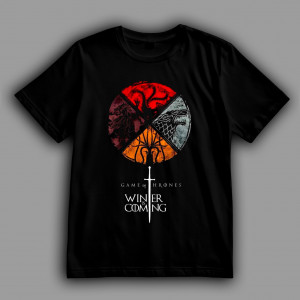 Футболка Гра престолів. Чотири великі дома Вестероса