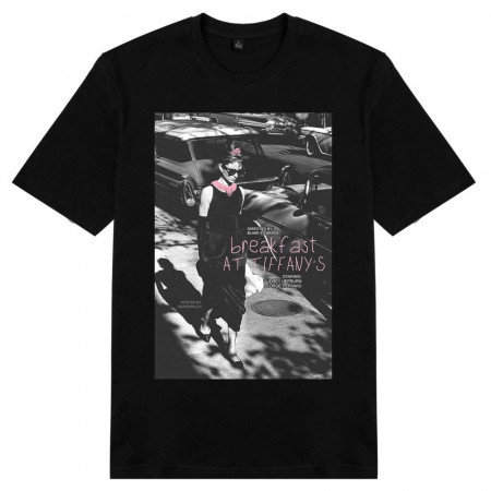 Футболка Завтрак у Тиффани. Героиня у витрины магазина Tiffany & Co. на Пятой авеню
