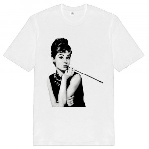 Футболка Сніданок у Тіффані. Одрі Хепберн в образі Холлі Голайтлі