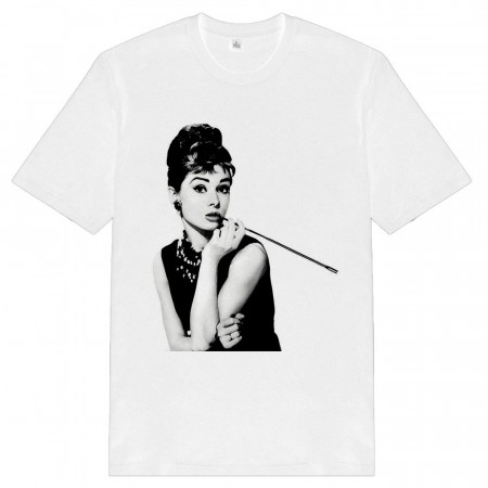 Футболка Завтрак у Тиффани. Одри Хепберн в образе Холли Голайтли