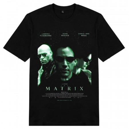Футболка фильм "Матрица" при участии Киану Ривза, Лоренса Фишберна и Кэрри-Энн Мосс