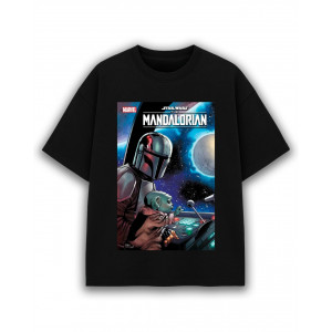 Футболка Зіркові війни: Мандалорець. Дін Джарін та Грогу