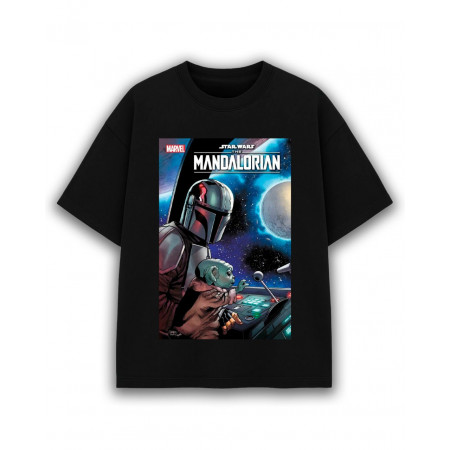 Футболка Звездные войны: Мандалорец. Дин Джарин и Грогу