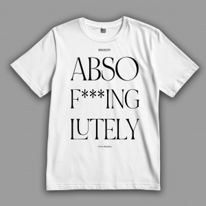 Футболка Sex and the City. Abso-fucking-lutely