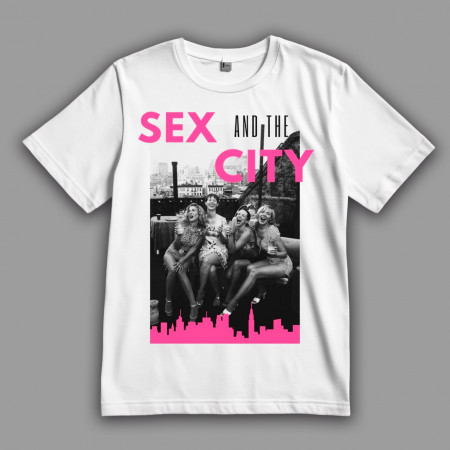 Футболка Секс в большом городе. Сериал о жизни и любовных приключениях четырех подруг