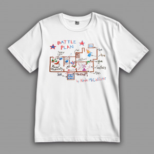 Футболка Один дома. План битвы