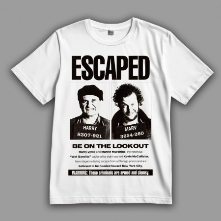 Футболка Один дома. "Мокрые бандиты" 