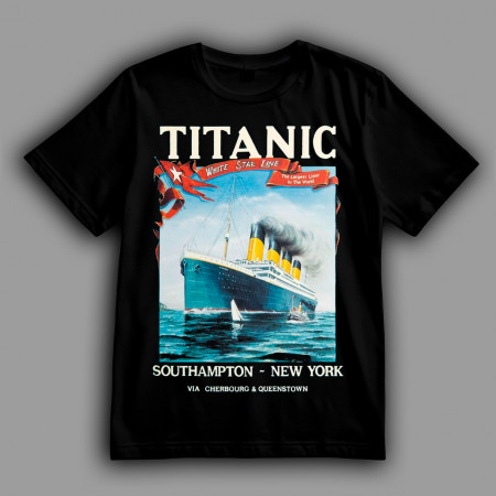 Футболка Титаник. Самый большой лайнер в мире