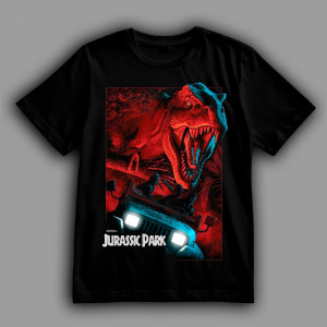 Футболка Мир юрского периода должен напоминать нам, как молод и незначителен наш вид