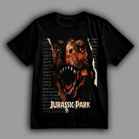 Футболка Мир Юрского периода. Динозавр, сделанный с помощью генной инженерии