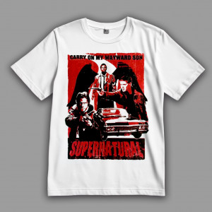 Футболка Надприродне. Продовжуй іти, мій норовливий сину