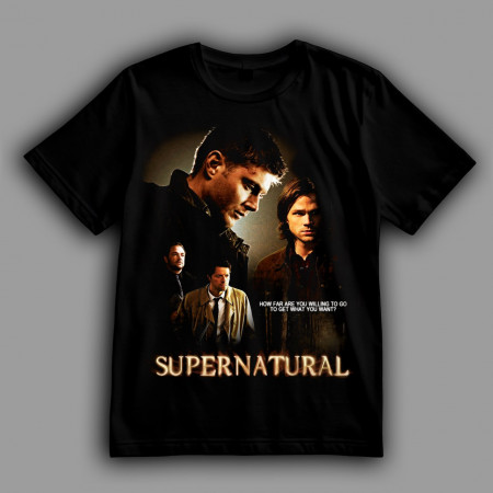 Футболка Сверхъестественное. Как далеко ты готов зайти, чтобы получить то, что хочешь?