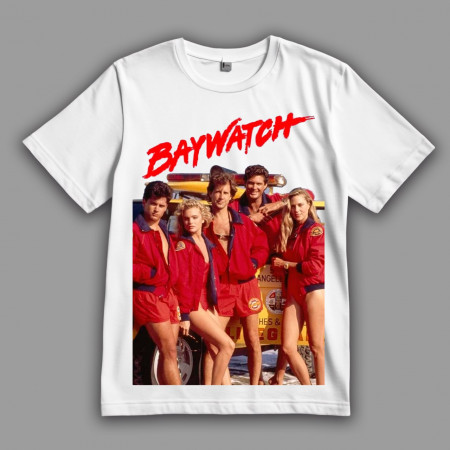 Футболка Спасатели Малибу. Команда первого сезона сериала