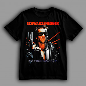 Футболка "Термінатор" з Арнольдом Шварценеггером