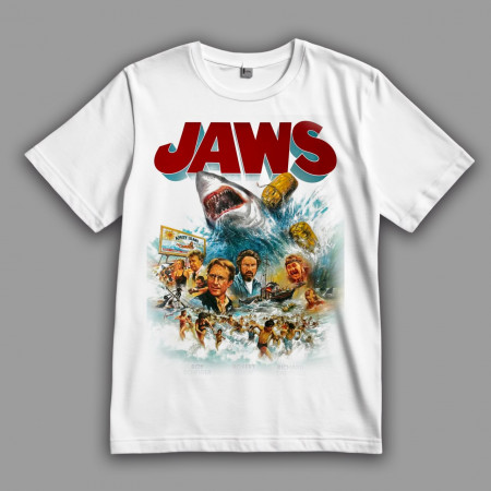 Футболка Челюсти. Вы никогда больше не зайдете в воду