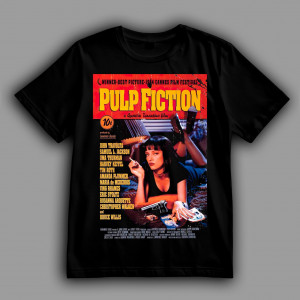 Футболка постер "Кримінальне чтиво"