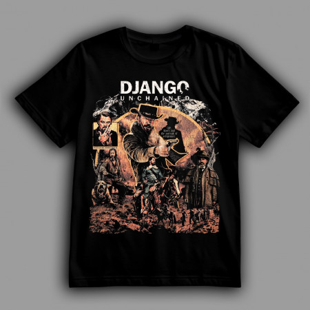 Футболка Джанго освобождённый. Они забрали его свободу. Он заберет у них все